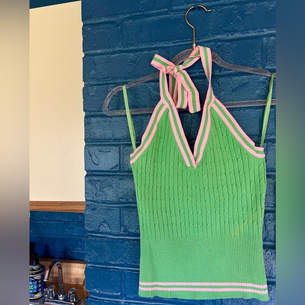 It's Our Time Green Ribbed Sleeveless Tank Top - Picture 11 of 11